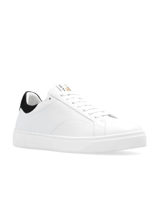 Lanvin White Low-Top Sneakers