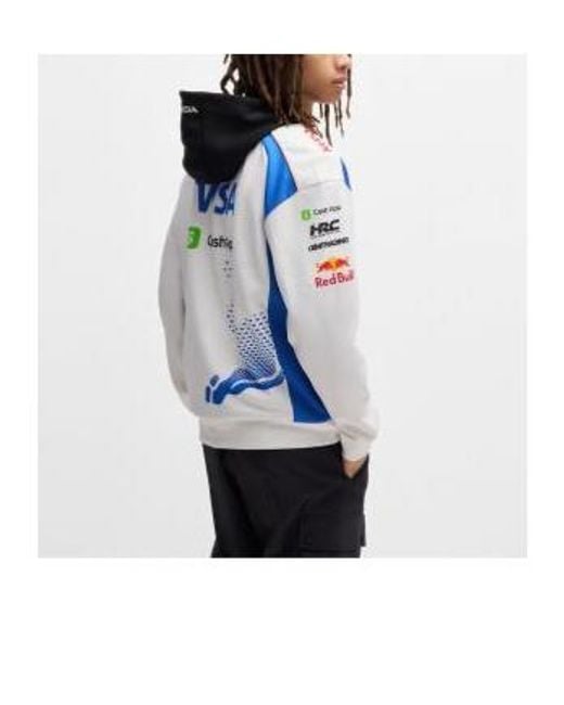 Boss Blue Solid Color Hoodie for men