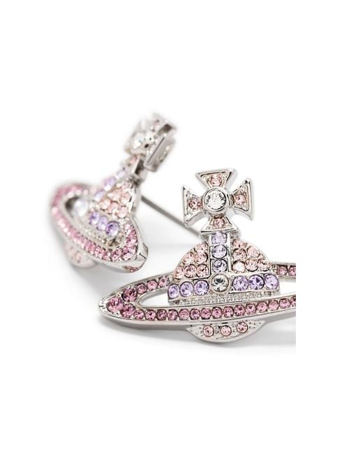 Vivienne Westwood White Ball Earrings