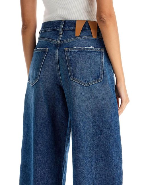 DARKPARK Blue Khris Wide-Leg Denim Jeans
