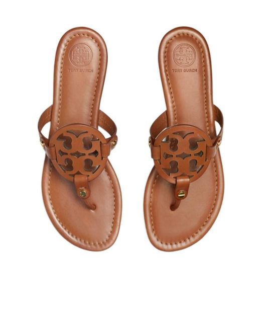 Tory Burch Brown Miller Sandals