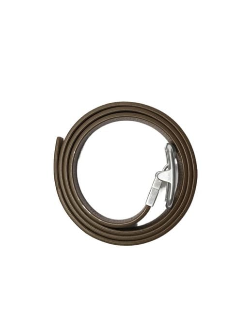 Burberry White Reversible Checked B Buckle Belt for men