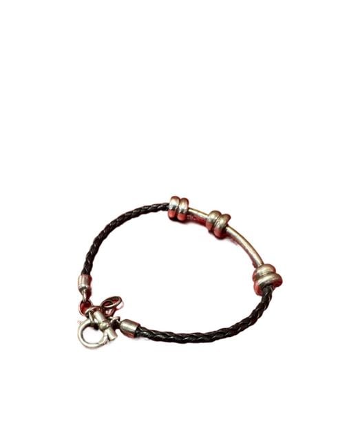 Ferragamo Metallic Knot Detail Bracelet