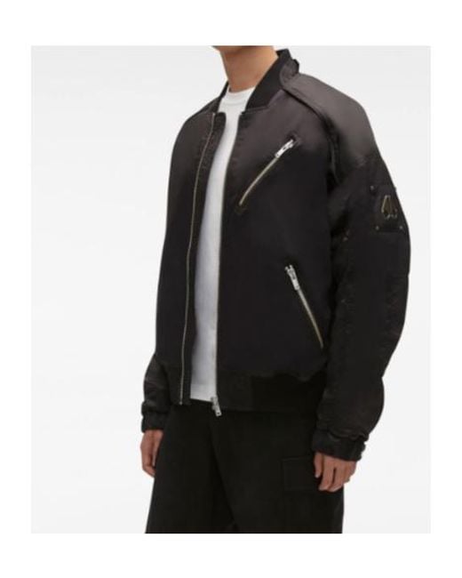 Moose Knuckles Black Logo Jacket for men