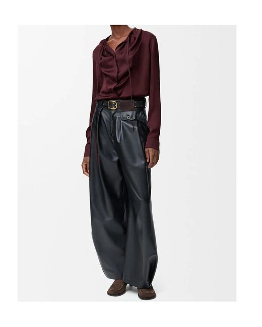 Loewe Purple Long-Sleeved Shirt