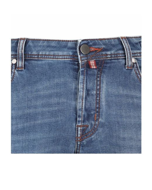 Jacob Cohen Blue Regular Tapered Jeans for men