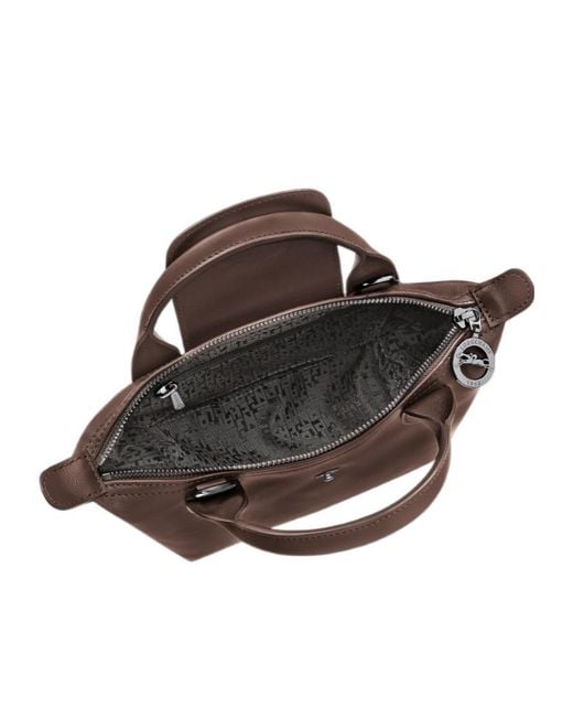 Longchamp Brown Le Pliage Xtra Xs Top Handle Bag