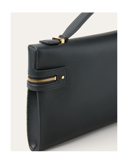 Loro Piana Black Extra Clutch L36