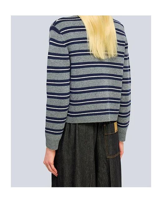 Semicouture Gray Cardigan