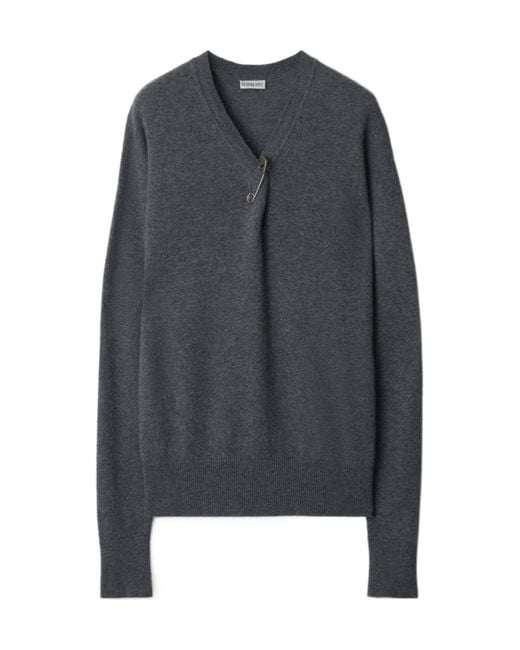 Burberry Gray Cashmere Jumper
