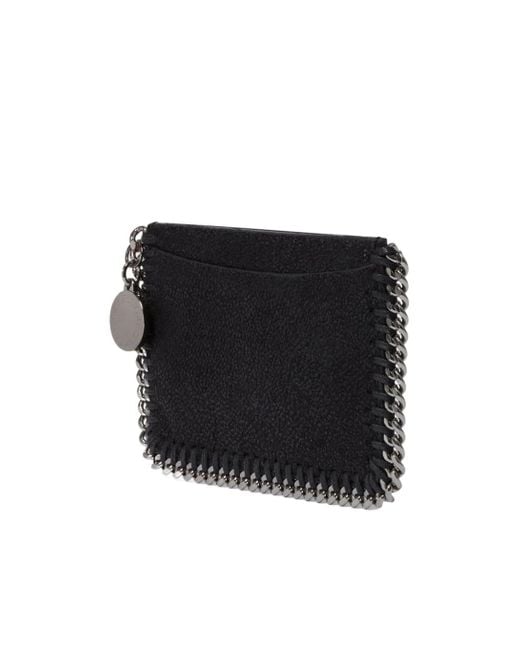 Stella McCartney Black Falabella Zipped Cardholder for men