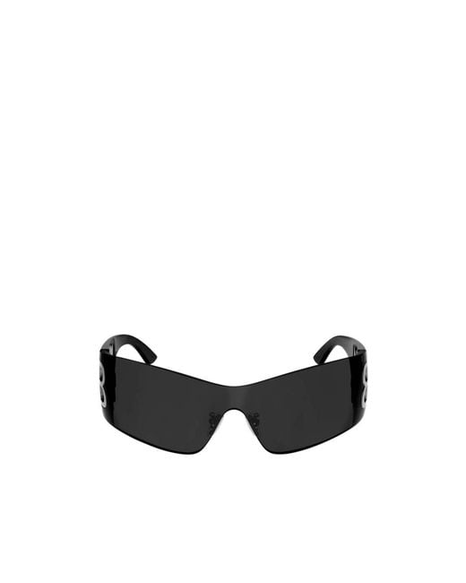 Balenciaga Black Eyewear Bossy Mask Frame Sunglasses