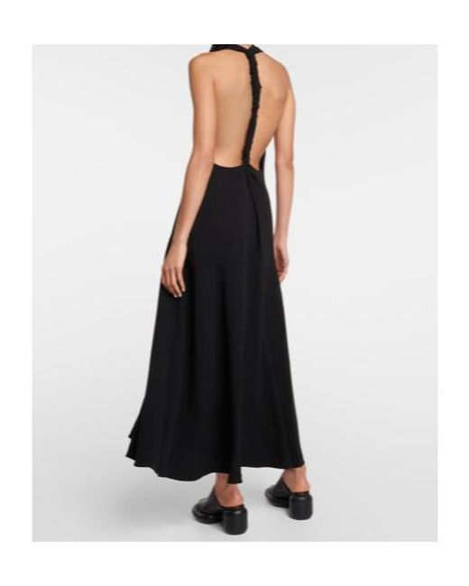 Proenza Schouler Black Halterneck Gown
