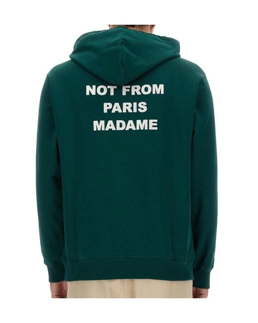 Drole de Monsieur Green Long-Sleeved Sweater for men