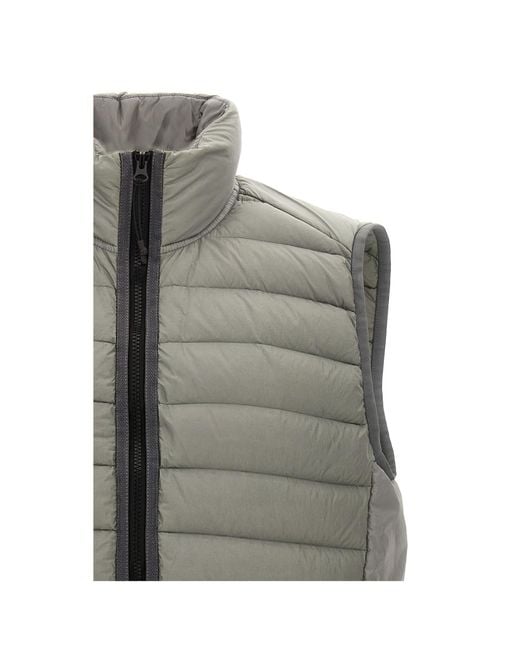 Stone Island Gray Jackets for men