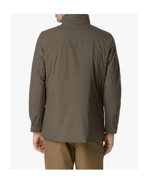K-Way Brown Short Windbreaker for men