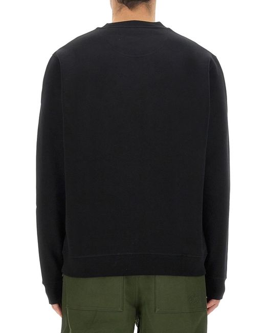 Maison Kitsuné Gray Round Neck Sweater for men
