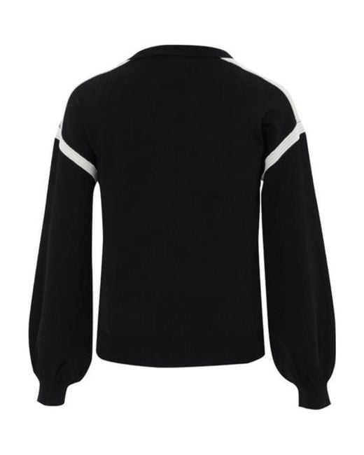 Moschino Black Round-Neck Pullover