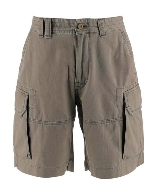 Polo Ralph Lauren Gray Gellar Classic Fit Cargo Shorts for men