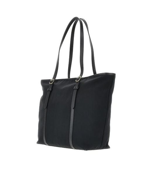 Bally Black Logo Tote Bag