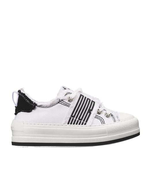 Dior White Walk'N' Platform Sneaker