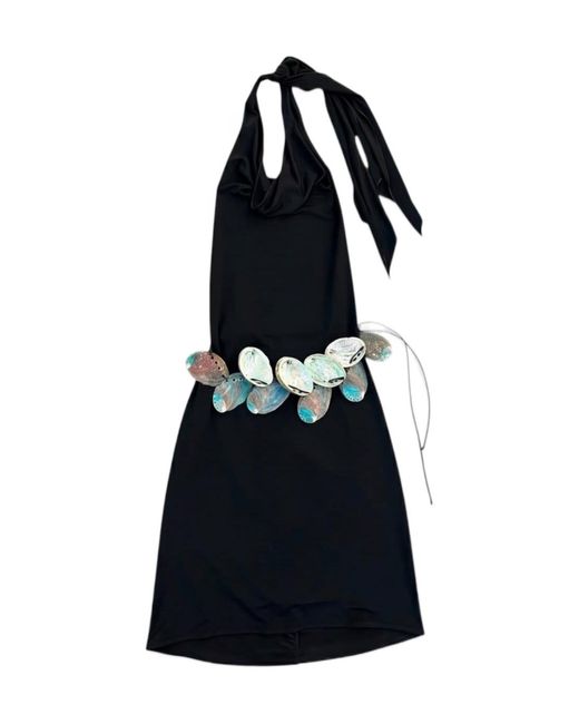 Conner Ives Blue Sleeveless Mini Dress