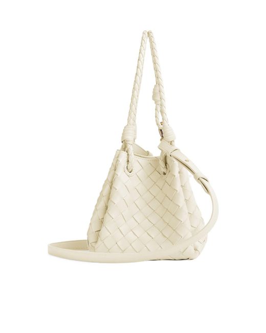 Bottega Veneta Natural Parachute Small Shoulder Bag