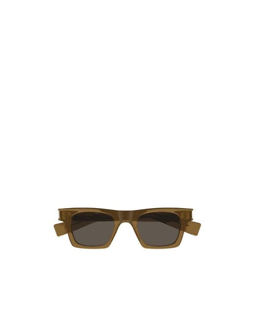 Saint Laurent Multicolor Eyewear Rectangular Frame Sunglasses for men