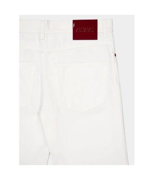 Gucci Gray Logo-Patch Straight Jeans for men