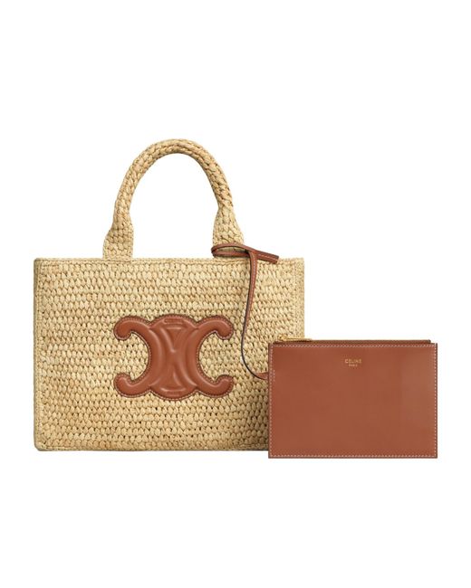 Céline Metallic Small Cabas Thais