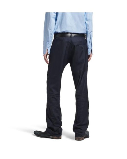 Balenciaga Blue Straight-Leg Tailored Pants for men