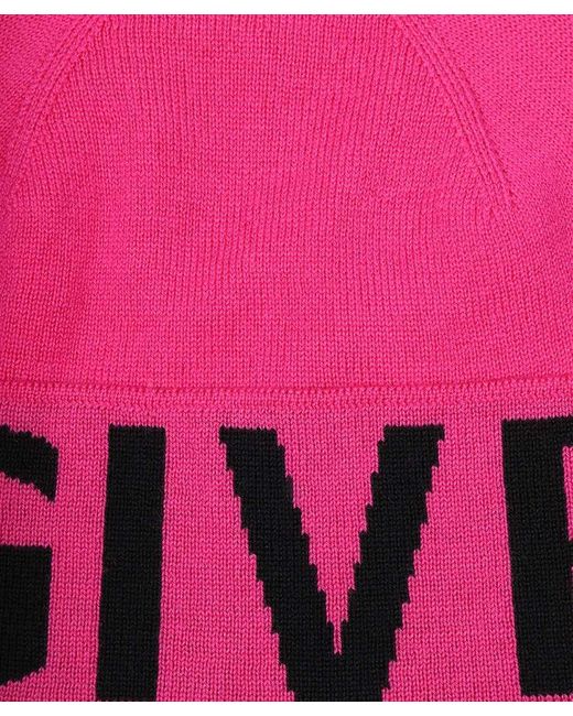 Givenchy Pink Logo Hat for men