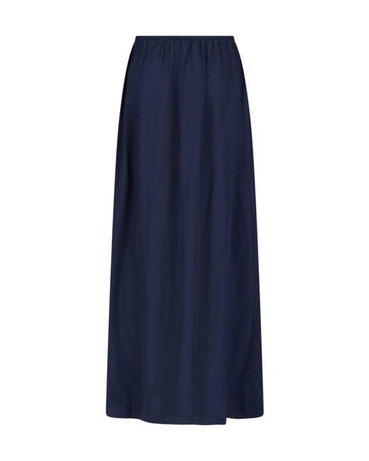 Frankie Shop Blue Elastic-Waist Skirt