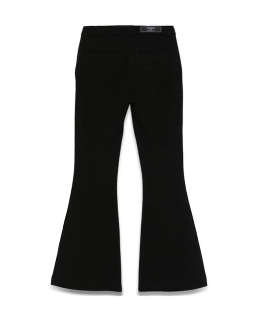 Balmain Black Belt Loops Slacks