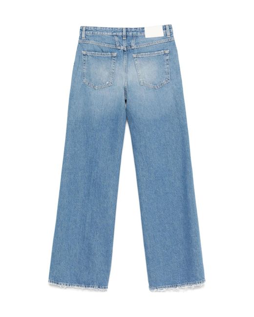 Closed Blue Logo-Patch Jeans