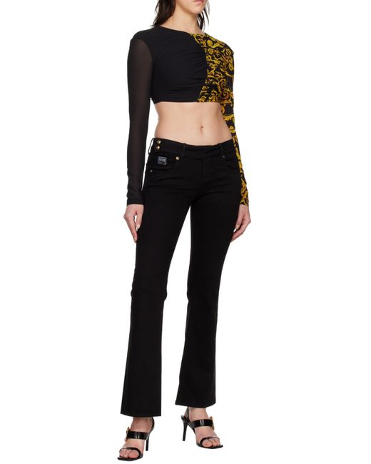 Versace Jeans Black Spliced T-Shirt