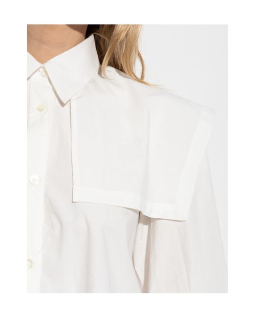 A.P.C. White Poplin Ondine Shirt
