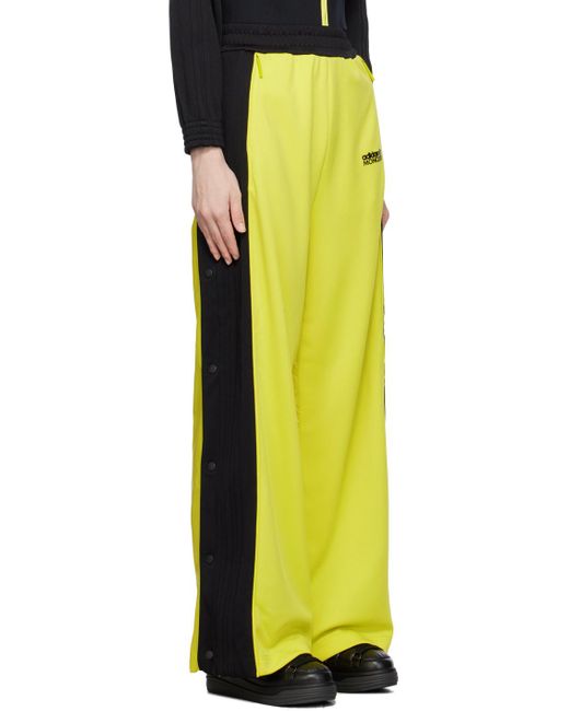 Moncler Yellow Acetate Trackpants