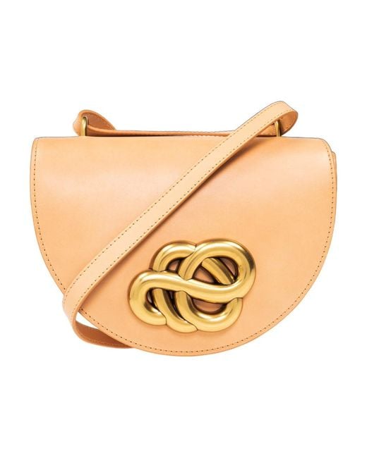 By Malene Birger Natural Cebella Leather Crossbody Bag