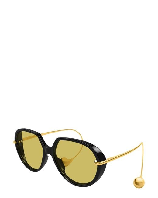 Bottega Veneta Multicolor Eyewear Irregular Frame Sunglasses for men