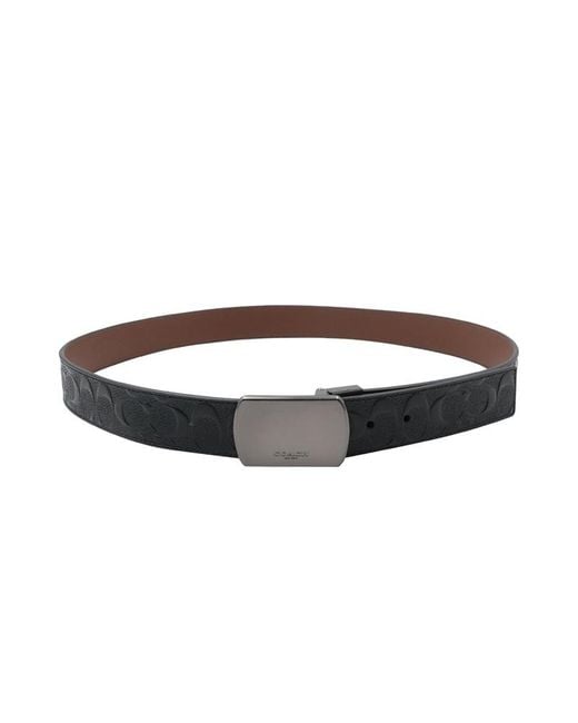 COACH Multicolor Logo Details Belt for men