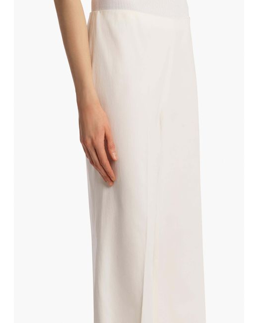 Khaite White Walter Pants