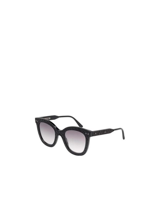 Bottega Veneta Metallic Logo Details Sunglasses