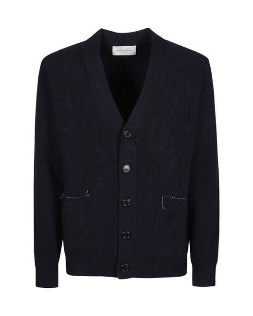 Ballantyne Blue Button-Up Knitwear for men