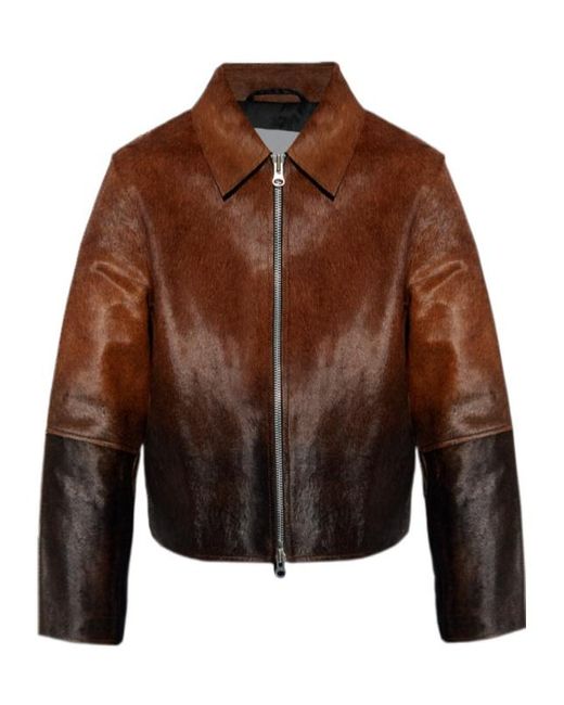 Samsøe Samsøe Women's Brown Salylo Leather Jacket