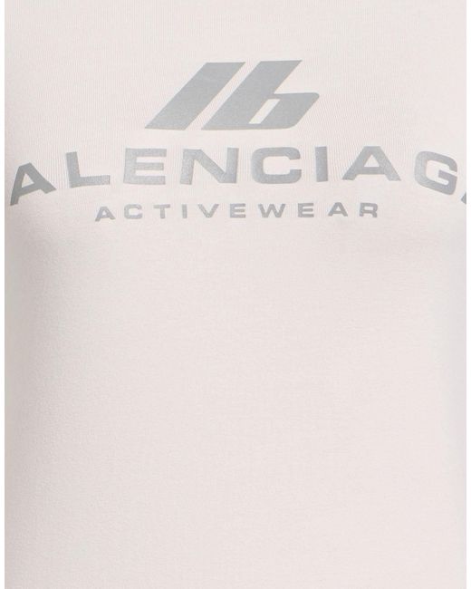 Balenciaga White Logo Short Sleeve T-Shirt