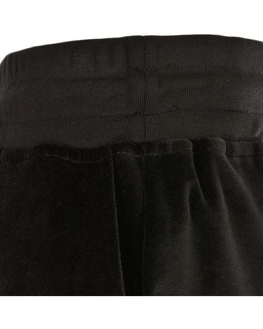 Moschino Black Letter Logo Lace-Up Skirt
