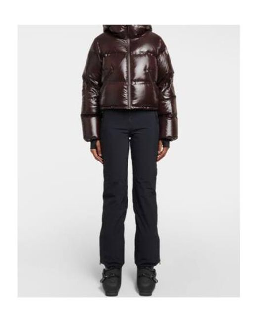 Aztech Mountain Brown Minnie Cropped Down Ski Jacket