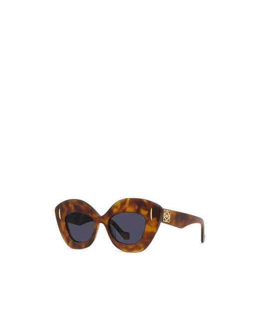 Loewe White Cat-Eye Frame Sunglasses