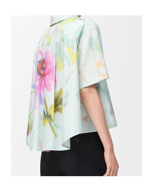 Loewe Green Short Sleeve Trapeze Shirt